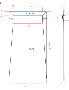 Showerlay Wiper 4 Way 900 X. . . 
