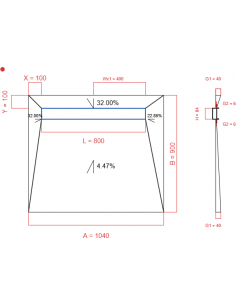 Showerbase Wiper 4 Way 1040. . . 