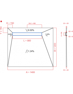 Showerlay Wiper 4 Way 1400. . . 