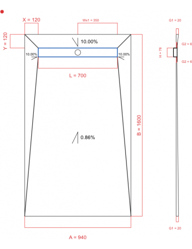 Resinbase Wiper 4 Way 940 X 1600 Mm. . . 