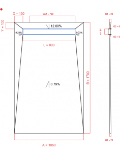 Showerlay Wiper 4 Way 1060. . . 