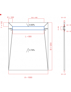 Showerlay Wiper 4 Way 1000. . . 