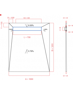 Showerlay Wiper 4 Way 1000. . . 