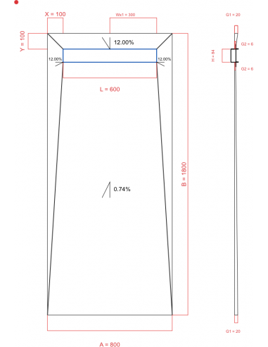 Laybase Wiper 4 Way 800 X 1800 Mm. . . 