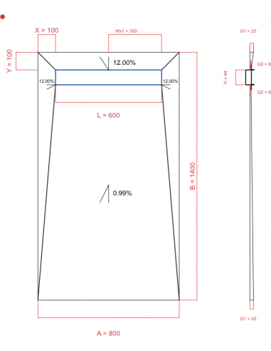 Laybase Wiper 4 Way 800 X 1400 Mm. . . 