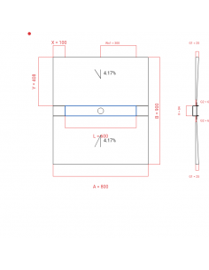 Showerlay Wiper 2 Way 800 X. . . 
