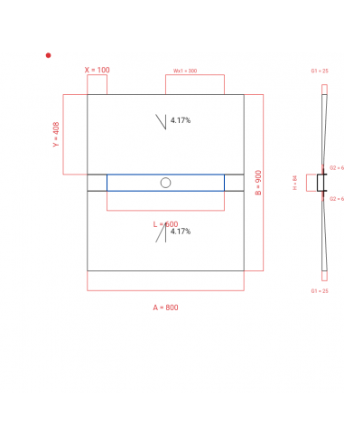 Showerlay Wiper 2 Way 800 X 900 Mm. . . 