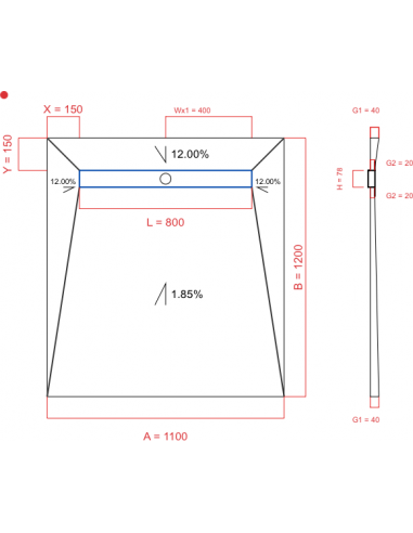Resinbase Wiper 4 Way 1100 X 1200 Mm. . . 