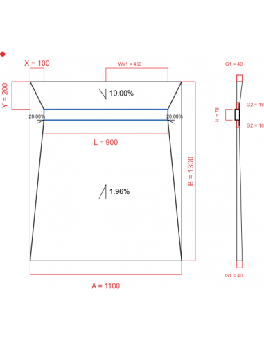 Resinbase Wiper 4 Way 1100 X 1300 Mm. . . 