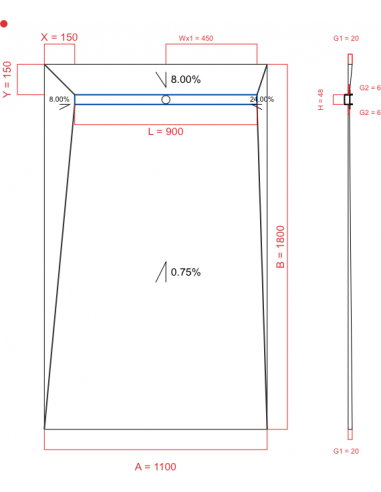 Resinbase Wiper 4 Way 1100 X 1800 Mm. . . 