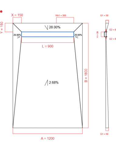 Showerlay Wiper 4 Way 1200 X 1800 Mm. . . 