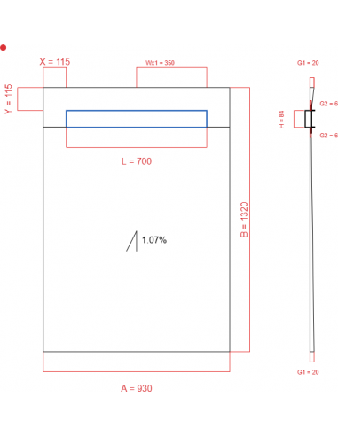 Laybase Wiper 1 Way 930 X 1320 Mm. . . 