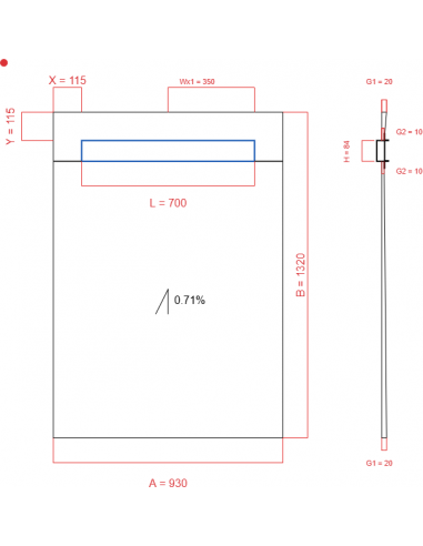 Laybase Wiper 1 Way 930 X 1320 Mm. . . 