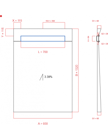 Laybase Wiper 1 Way 930 X 1320 Mm. . . 