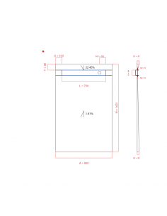 Showerlay Wiper 2 Way 900 X. . . 