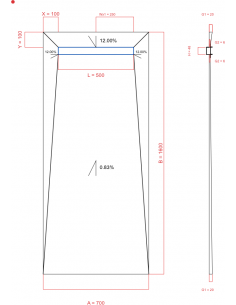 Showerlay Wiper 4 Way 700 X. . . 