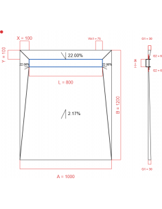 Showerlay Wiper 4 Way 1000. . . 