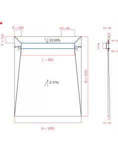 Showerlay Wiper 4 Way 1000. . . 