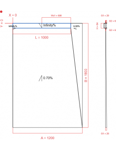 Showerlay Wiper 4 Way 1200. . . 