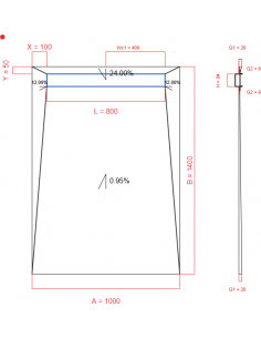 Showerlay Wiper 4 Way 1000. . . 