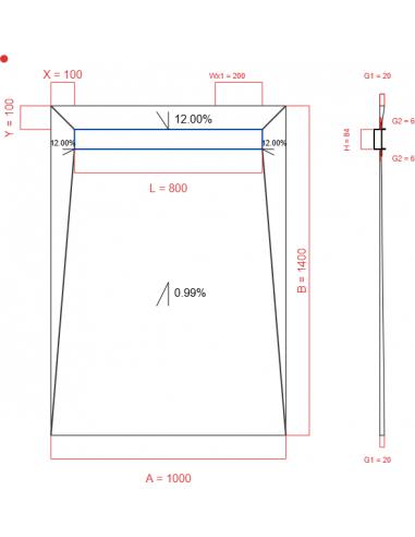 Showerlay Wiper 4 Way 1000 X 1400 Mm. . . 