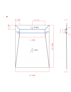 Showerlay Wiper 4 Way 800 X. . . 
