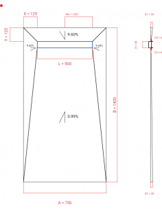 Showerlay Wiper 4 Way 750 X. . . 