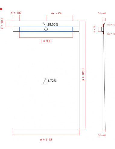 Resinbase Wiper 2 Way 1115 X 1810 Mm. . . 