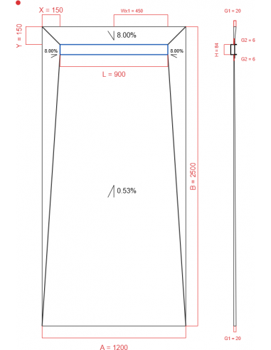 Showerlay Wiper 4 Way 1200 X 2500 Mm. . . 