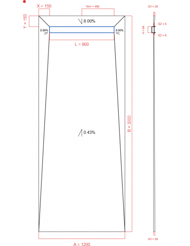 Showerlay Wiper 4 Way 1200 X 3000 Mm. . . 