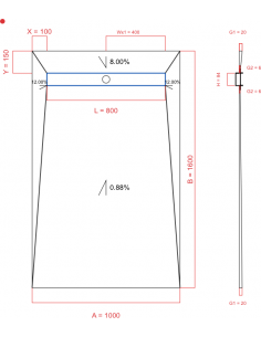 Showerlay Wiper 4 Way 1000. . . 