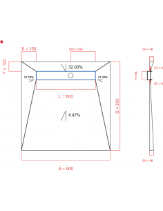 Showerlay Wiper 4 Way 900 X. . . 