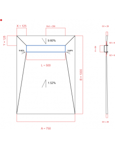 Showerlay Wiper 4 Way 750 X. . . 