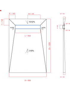 Showerlay Wiper 4 Way 890 X. . . 