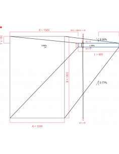 Showerlay Wiper 4 Way 1200. . . 