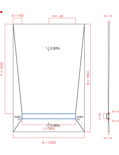 Showerlay Wiper 4 Way 1200. . . 