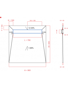 Showerlay Wiper 4 Way 900 X. . . 
