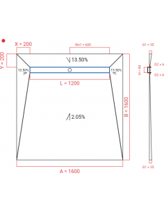 Showerlay Wiper 4 Way 1600. . . 