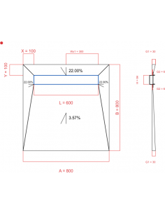 Showerlay Wiper 4 Way 800 X. . . 