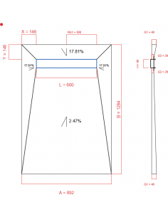 Showerlay Wiper 4 Way 892 X. . . 