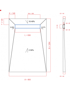 Showerlay Wiper 4 Way 893 X. . . 