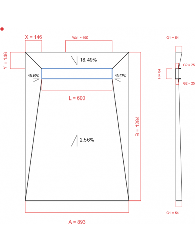 Showerlay Wiper 4 Way 893 X 1284 Mm. . . 