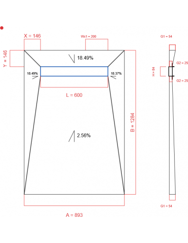 Showerlay Wiper 4 Way 893 X 1284 Mm. . . 