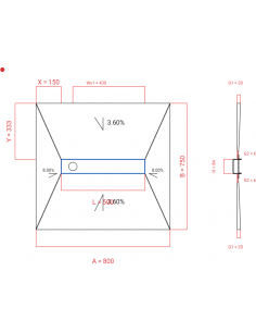 Showerlay Wiper 4 Way 800 X. . . 