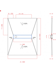 Showerlay Wiper 4 Way 800 X. . . 
