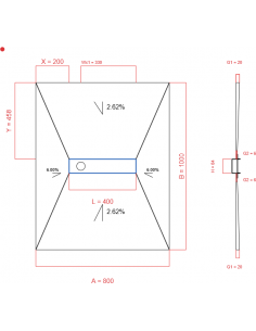 Showerlay Wiper 4 Way 800 X. . . 