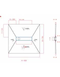 Showerlay Wiper 4 Way 800 X. . . 