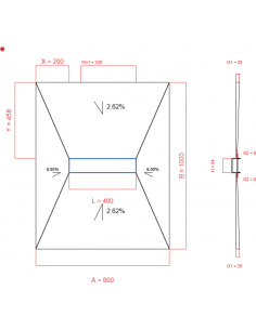 Showerlay Wiper 4 Way 800 X. . . 