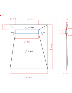 Showerlay Wiper 4 Way 800 X. . . 