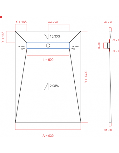 Laybase Wiper 4 Way 930 X 1300 Mm. . . 